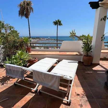 Playa Cristo Amazing Beach Terrace Appartment Estepona Exterior photo